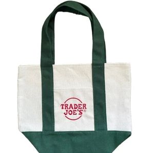 Trader Joes Mini Tote Green NWT